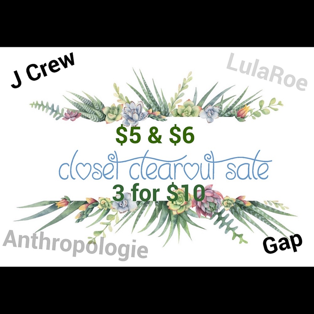 👀 3 for $10 Items @ Bottom of Closet! Marked 🍁